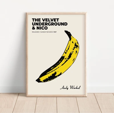 £5.49 • Buy Andy Warhol Velvet Underground Print, Modern Wall Art, Art Decor, Gallery Art,