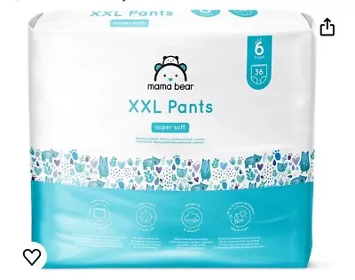 Mama Bear XxL Nappy Pants 18-30 Kg 1 Pack 36 Nappies • £7.99