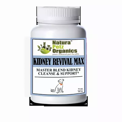 Kidney Revival Max Master Blend Kidney Cleanse & Support Capsules* Adult & • $57.46