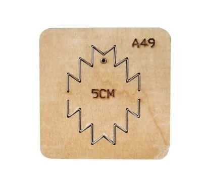 2 Inch Geometric Earring Wooden Steel Rule Cutting Die For Die Cutting Machines • $9.59