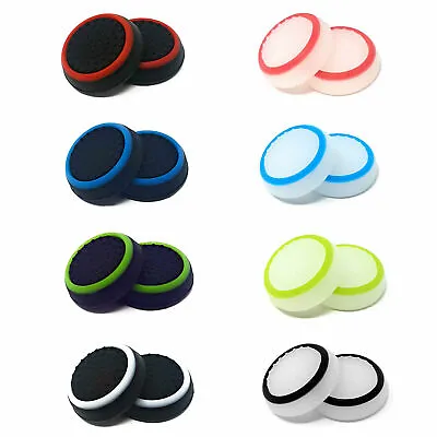£1.89 • Buy 1 X Pair Of Rubber Controller Thumb Grips PS4 PS5 Cover Pads Analog Xbox One UK