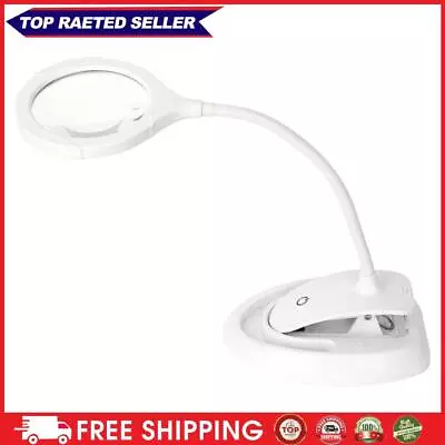 5X 10X Desk Magnifier Adjustable Gooseneck For Close Work Repair Reading Crafts • £20.39