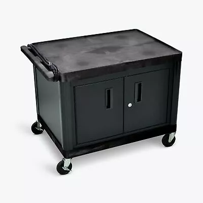 Luxor 27 H AV Cart - 2 Large Shelves Cab Electric • $310.95