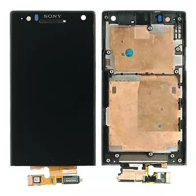 Original Sony Xperia S LT26i Display LCD Frame Touchscreen Glass Black • £21.97