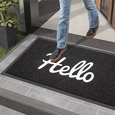 Durable Front Door Mat Heavy Duty Welcome Outdoor Indoor Doormat Entrance Floor • $12.14