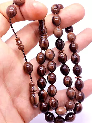 Faturan Amber Rosary 33 Islamic Rosary Misbaha Tasbih Tasbeehmasbahatespih • $72