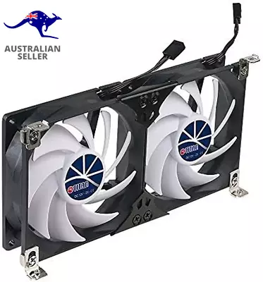  120Mm Double Rack Mount Cooling Fan For Caravan RV Fridge Vent  Ventilation  • $186.99