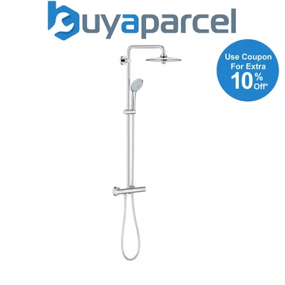 £492.99 • Buy Grohe 27296 002 Euphoria Bar Shower Mixer, Overhead Rigid Rail Kit & Hand Shower
