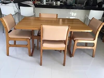 $300 • Buy Dining Table And Chairs Tasmanian Oak