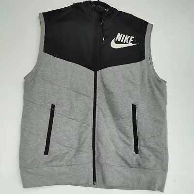 Nike Sleeveless Zip Up Hoodie | Men's Large • $22.38