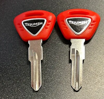 2 Key Blank Triumph Daytona 675 675R 955i T595 Touring Speed Four Triple R Sport • $17.95