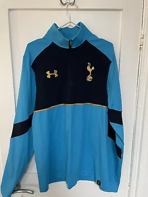 £7.50 • Buy Tottenham Hotspur Training Top. Large. Official Under Armour Blue Adults Top