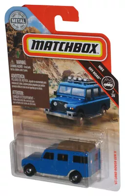 Matchbox MBX Off-Road 7/20 (2018) Blue '65 Land Rover Gen II Toy Car 64/100 • $13.98