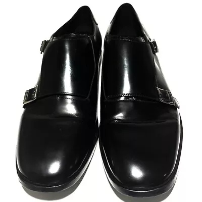 Jimmy Choo Men's Patent Leather Tate Monk Strap Dress Shoes Size 45 (US Size 12) • $100