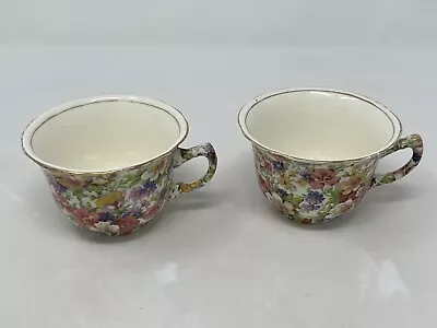 £36.70 • Buy Vintage Fenton  James Kent Ltd  Du Barry  2 Cups England