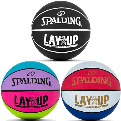 Spalding 22  Lay-Up Mini Rubber Outdoor Basketball • $21.50