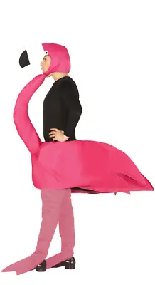 £39.99 • Buy DELUXE Adult Flamingo Fancy Dress Costume Bird Men Ladies Animal Unisex Stag Do