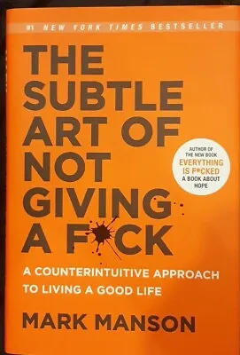 $15 • Buy The Subtle Art Of Not Giving A F*Ck: A Counterintuitive Approach To Living A...