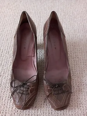 £12 • Buy Jigsaw Ladies Shoes, Vintage, Leather, EU Size 38, Fits UK Size 5