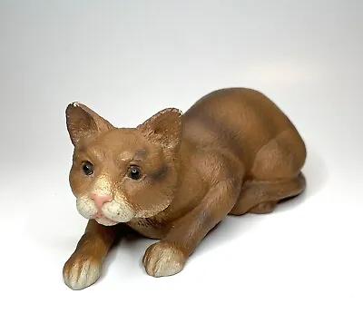 SMALL Brown Cat Figure #5008 Vintage Universal Statuary 1992 • $9.99