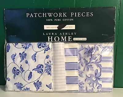 Laura Ashley Home 100% Pure Cotton Square Patchwork Pieces • $18.71