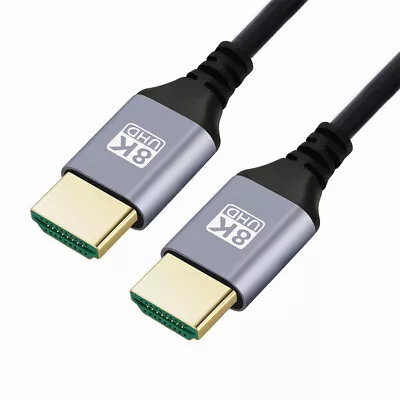 Compatibility-HDMI 2.1Ultra Thin HDTV Cable 8K 4K Hyper Super Slim Cord • $12.89