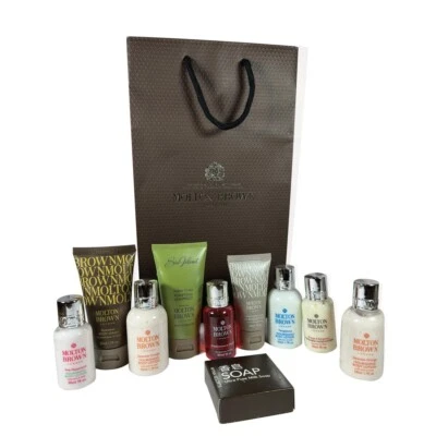 £14.95 • Buy Molton Brown Gift Set Body & Hand Wash-Shower Gel-Lotion-Shampoo-Conditioner Ese
