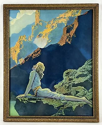 Antique Original Maxfield Parrish Lithograph WILD GEESE Reinthal & Newman N.Y. • $85