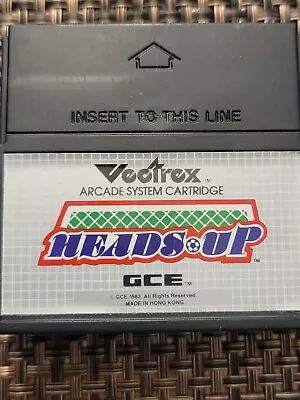 Vectrex Game Vintage Game Heads Up • $9