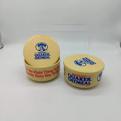 Quaker Instant Oatmeal Cereal Bowl  RIGHT THING TO DO  1988 Whirley Industries • $21.99