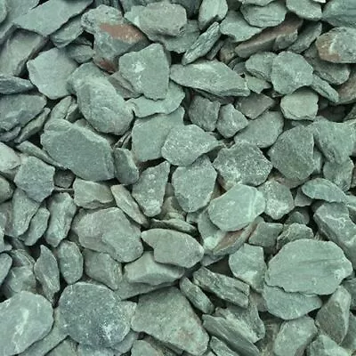 Green Slate Chippings | 40mm | 20kg | Decorative Aggregates | Garden Slate • £14.72