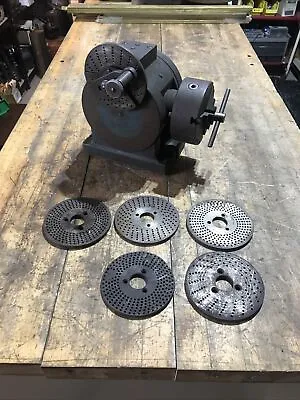 Indexing Dividing Head With 5” 3 Jaw Chuck With 6 Plates 80 Lbs • $750