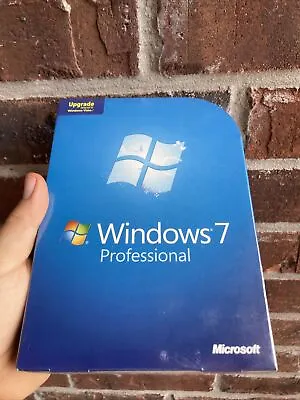 $110 • Buy Microsoft Windows 7 Professional Upgrade 32 & 64 Bit DVDs MS WIN PRO SEALED BOX