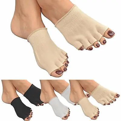 £7.79 • Buy Five Finger Toe Socks Moisturizing Silicone Gel Spacer Non-Slip Foot Protector
