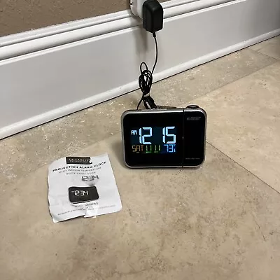 La Crosse Technology W85923V3 Black Wireless Indoor Projection Alarm Clock • $7.50