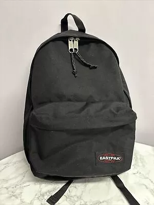 Eastpak Black Backpack Rucksack Bag - FREE UK POSTAGE • £25.99