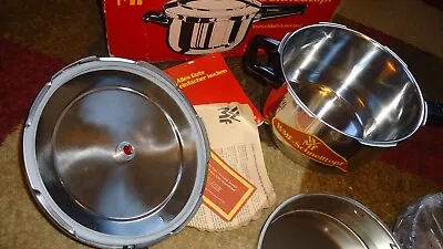 WMF NOS 5L Pressure Cooker  Stainless Made In Germany • $145