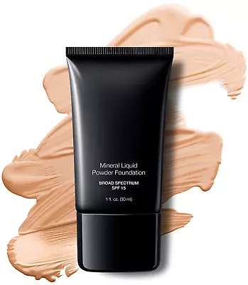 Mineral Liquid Powder Foundation SPF 15/1 Oz. Hypoallergenic - For All Skin Type • $36.91