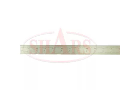 SHARS 24  Rigid Ruler / Rule Steel 8ths- 64ths Precision Machinist 4R New R} • $9.60