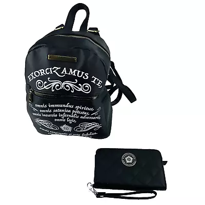 RARE HOT TOPIC Supernatural Exorcism Incantation Mini Backpack W/Wallet • $88.95