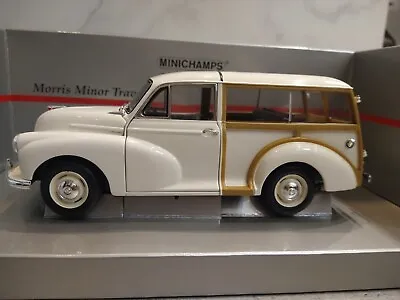 Morris Minor Traveller 1:18 Scale Diecast Collector Model (Boxed) By Minichamps • £155
