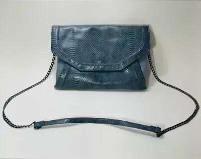 Limited Edition Crossbody Envelope Purse Gray Clutch Foldover Bag • $11.99