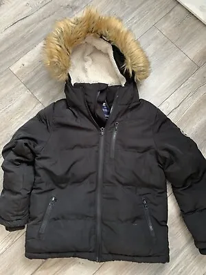 £12 • Buy Boys Soulcal & Co Puffer Short Coat Jacket Parka Warm Thick Lined 9-10 Years