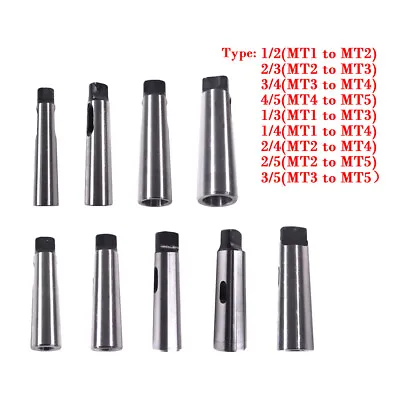 $8.69 • Buy Arbor Morse Taper Adapter Drill + Sleeve Ejecting Drill Drift For Lathe