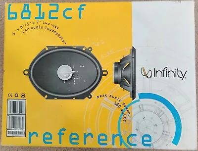 $89.99 • Buy Infinity 6812cf Reference Car Loudspeakers (pair) 60 Watts
