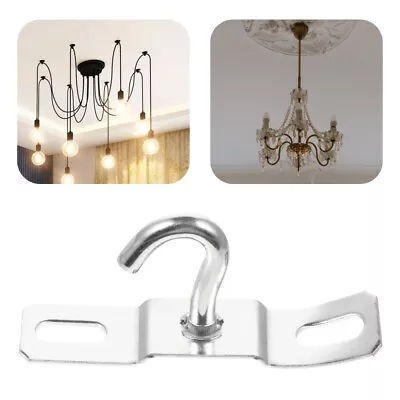  10 Pcs Heavy Duty Coat Hangers Metal Chandelier Hook Wall-mounted • £13.25