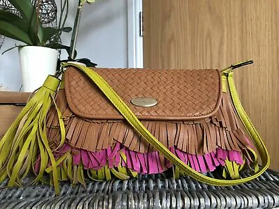 £12 • Buy Small Fiorelli Faux Leather Fringe Detail Shoulder Bag 