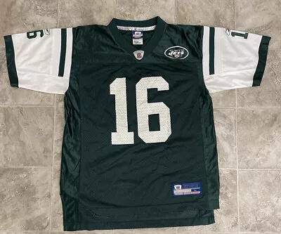 New York Jets Vinny Testaverde NFL Football Jersey Reebok YOUTH LARGE L 14-16 • $27.90