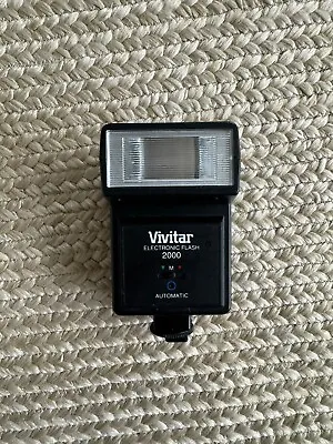 Vivitar Electronic Flash 2000 Shoe Mount - AS IS READ DESCRIPTION • $9.99