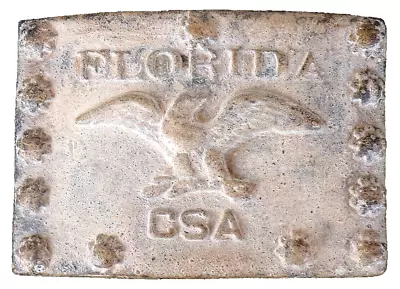 Civil War Confederate Florida Csa Belt Plate Buckle • $2200